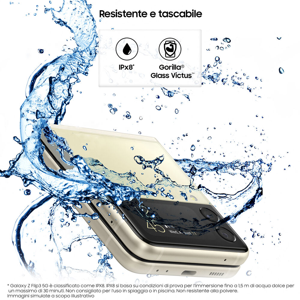 Galaxy Z Flip3 5G, 256 GB, LAVENDER, image number 5