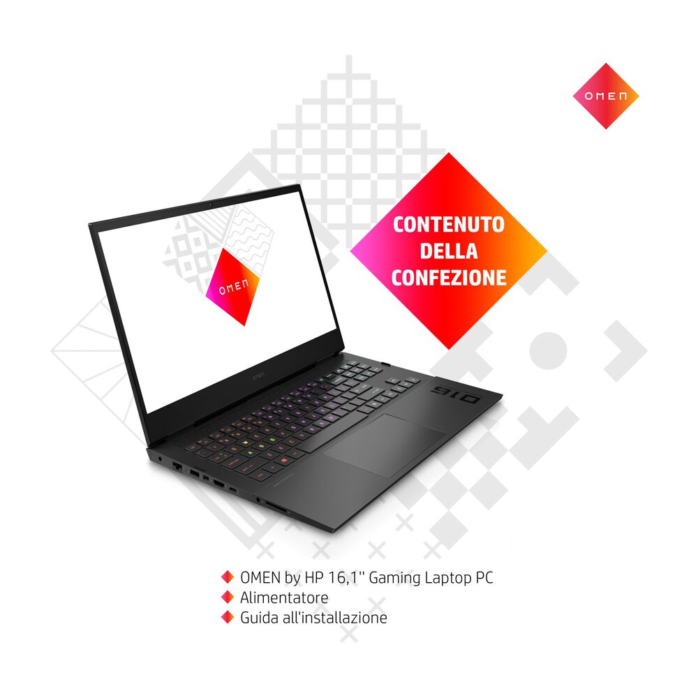 OMEN 16-B0012NL, 16,1 pollici, processore Intel® Core™ i7, NVIDIA GeForce RTX 3070, 16 GB, SSD 1000 GB, Black, image number 5