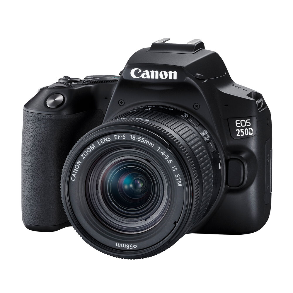 FOTOCAMERA REFLEX CANON EOS 250D BLACK + EF-S 18-55 IS STM, image number 2
