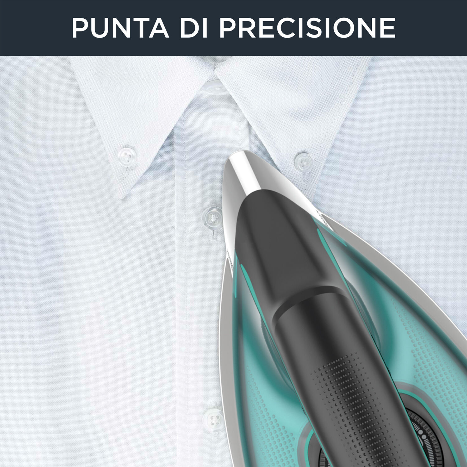 Rowenta Base Poggia Ferro Originale Per Compact Steam Pro DG7621, DG7623, DG7644, DG7664 – Ricambio Con Anello Di Blocco