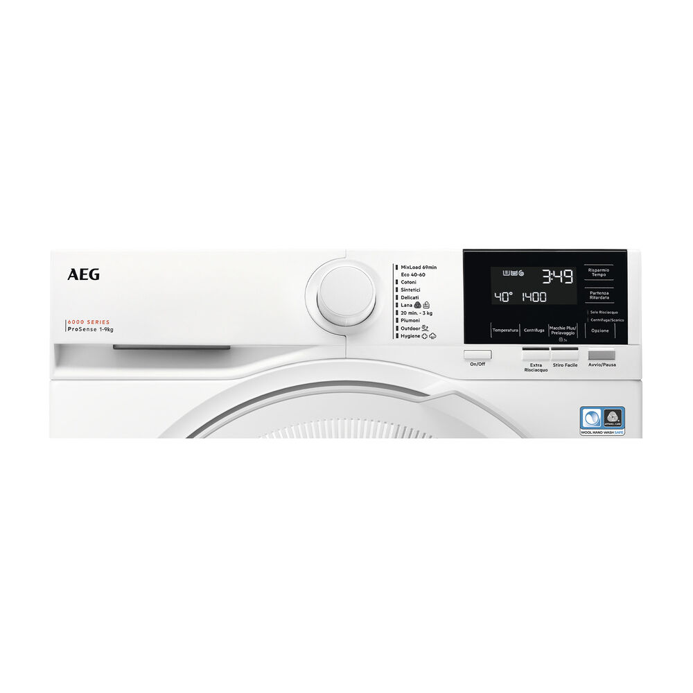 LR6G94OW LAVATRICE, Caricamento frontale, 9 kg, 63,6 cm, Classe A, image number 1