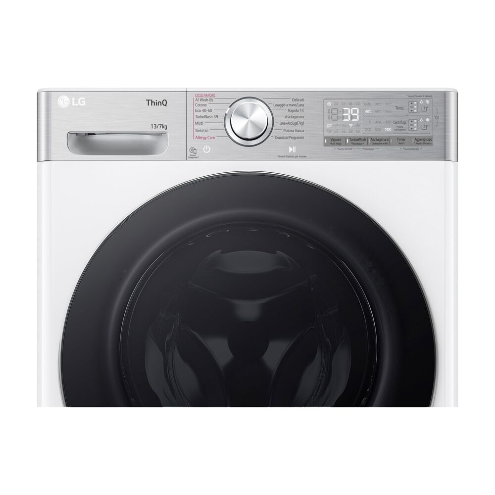 D4R9513TPWC AI DD LAVASCIUGA, Caricamento frontale, capacit&agrave; lavaggio 13 kg, capacit&agrave; asciugatura 7 kg, 14 programmi, Profondit&agrave; 61,5 cm, Giri 1400 rpm, White, Classe D - PRMG GRADING ROBN - 10%, image number 15