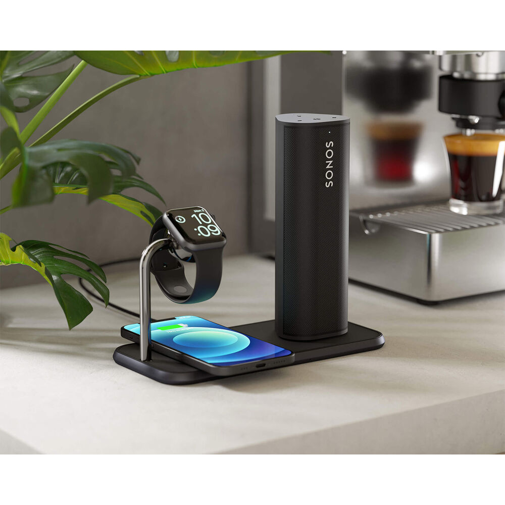 ALIMENTATORE WIRELESS ZENS TAPPETINO DI RICARICA QI DOPPIO + WATCH 10W, image number 8