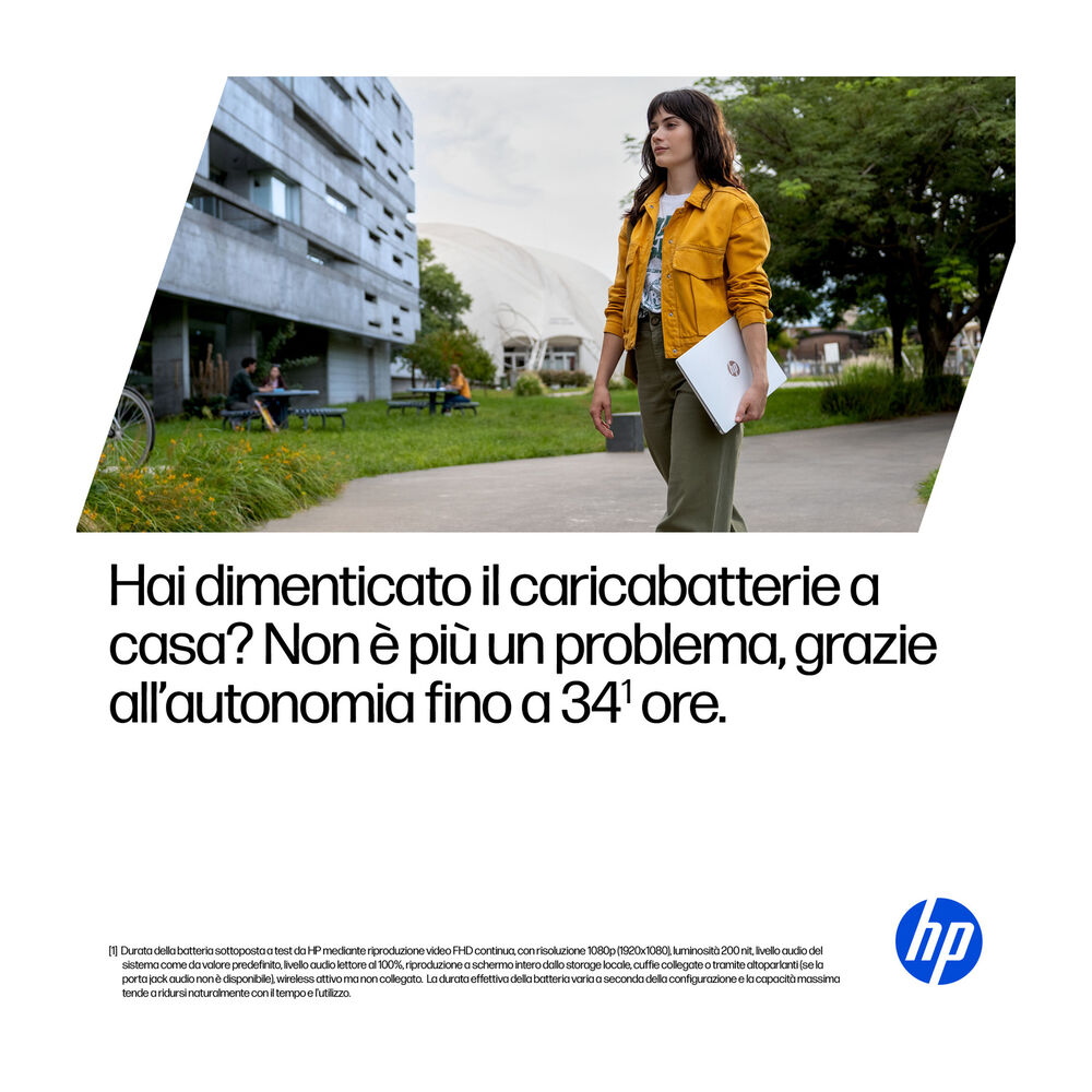 HP OMNIBOOK 5 14-HE0003NL NOTEBOOK, 14 ", processore Qualcomm Snapdragon X X1-26-100, Qualcomm Adreno&trade; Onboard Graphics, RAM 16 GB, 512 GB SSD, Silver, Windows 11 Home - PRMG GRADING OOBN - 10%, image number 8