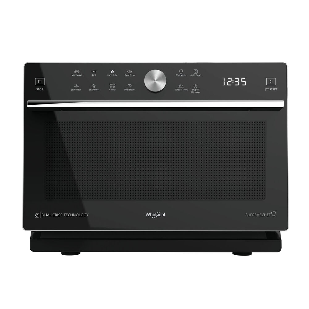 MICROONDE COMBINATO WHIRLPOOL MWSC 933 SB, capacit&agrave; 33 l, potenza microonde max 900 W, Funzione grill, Potenza grill 1200 W, 7 livelli di potenza, Funzione vapore, Silver Black - PRMG GRADING OOBN - 10%, image number 0