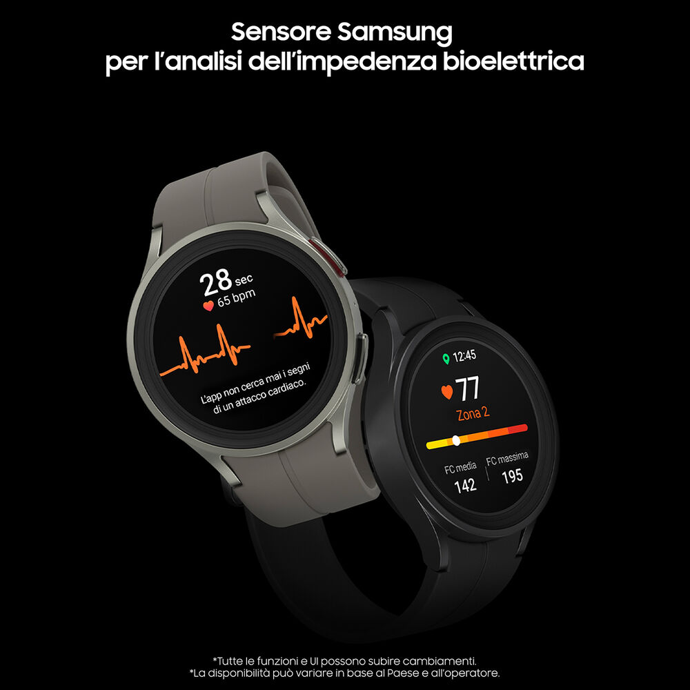 SMARTWATCH SAMSUNG Galaxy Watch5 Pro 45mm, 16GB, Black Titanium, image number 4