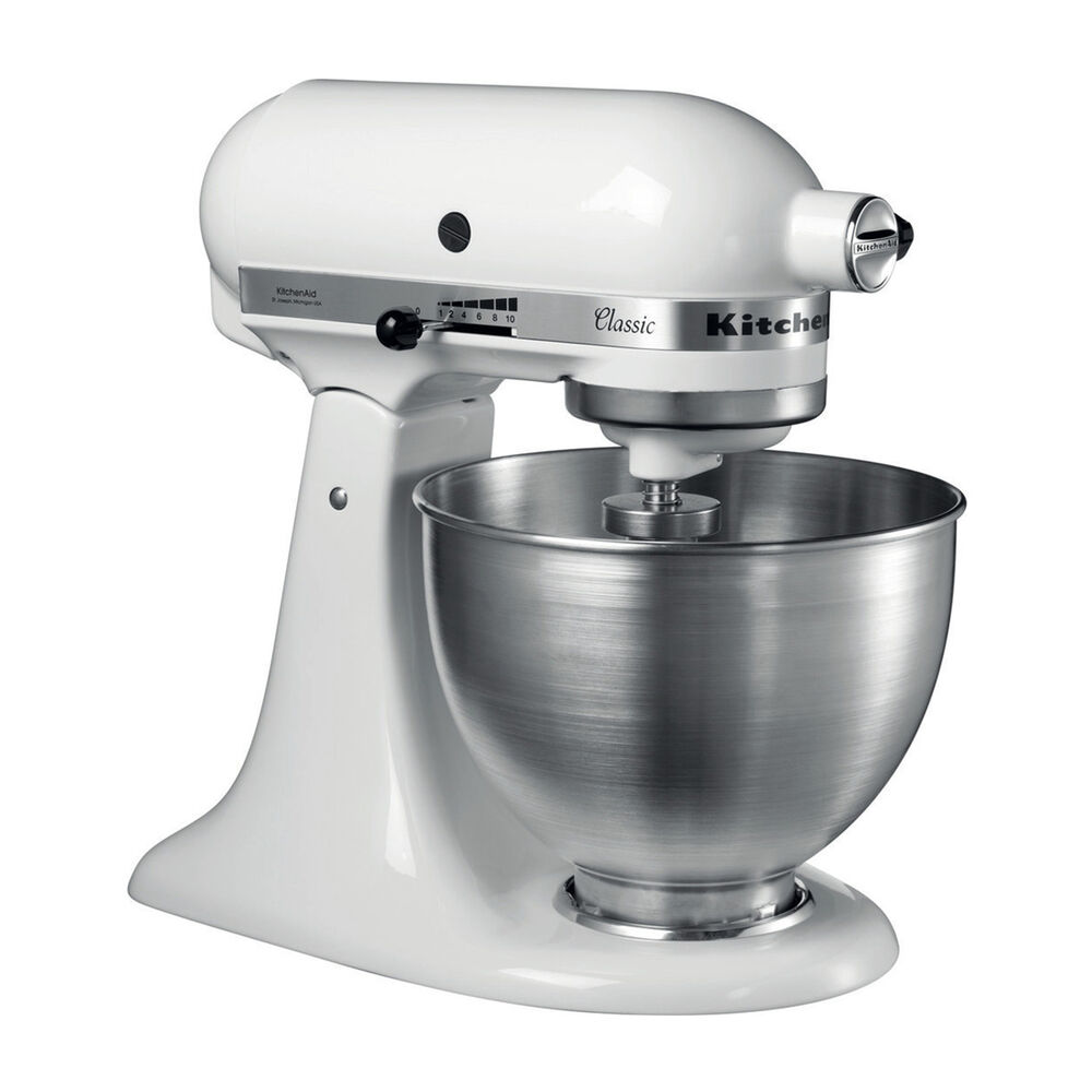  IMPASTATRICE PLANETARIA KITCHENAID 5K45SSEWH, capacit&agrave; della ciotola 4,28 l, 275 W, CLASSIC BIANCO, image number 2