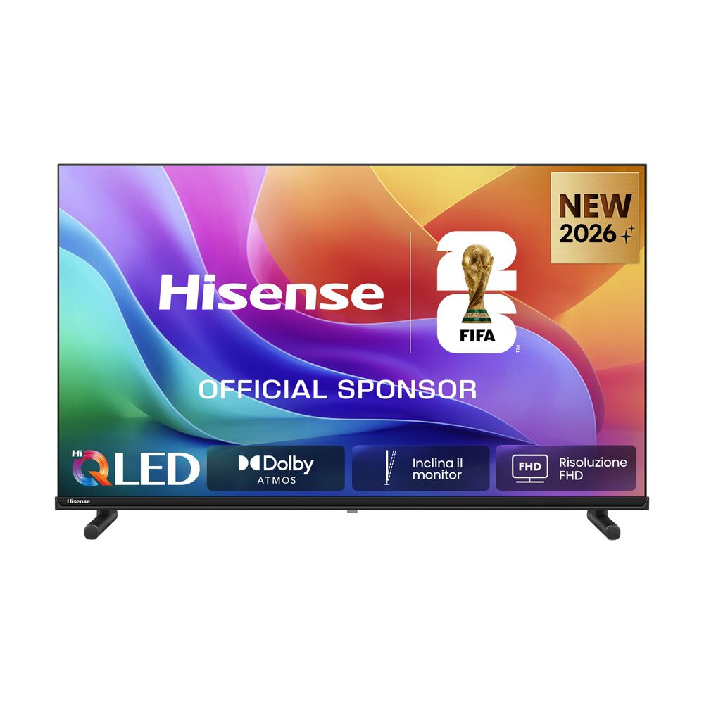HISENSE 40A5S, Smart TV QLED 40" FHD, 60Hz, Audio Dolby Atmos, VIDAA OS con 1000+ APP, HDR10, Game Mode, Works with Alexa, Wifi, lativ&ugrave; - PRMG GRADING OOBN - 10%, image number 0