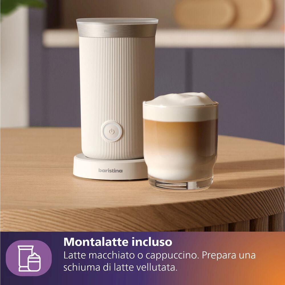 PHILIPS Baristina BAR303/00, Pressione pompa 16 bar, Potenza 1550 W - PRMG GRADING OOBN - 10%, image number 9