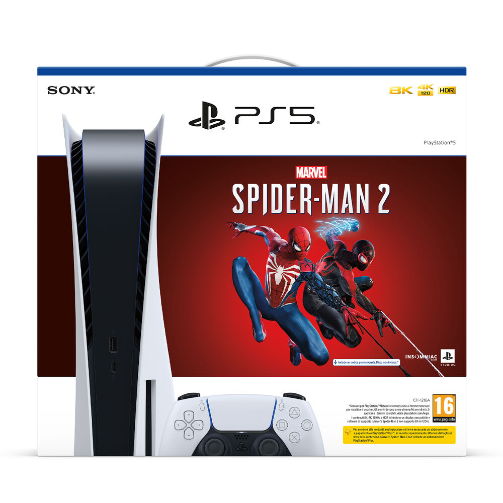 PS5 Disc C + Spider-Man 2, image number 0