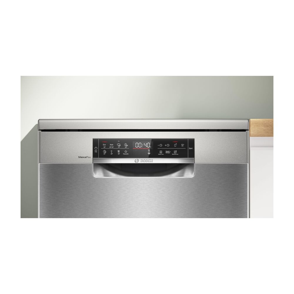 LAVASTOVIGLIE Libera installazione (FS) BOSCH SMS8ECI02E, Programmi 7, Dimensioni: L 60 cm, A 84,5 cm, P 60 cm, Rumorosit&agrave; 42 dB(A), Consumo di acqua 9,5 l, Acciaio anti-impronta, Classe A - PRMG GRADING ROBN - 10%, image number 5