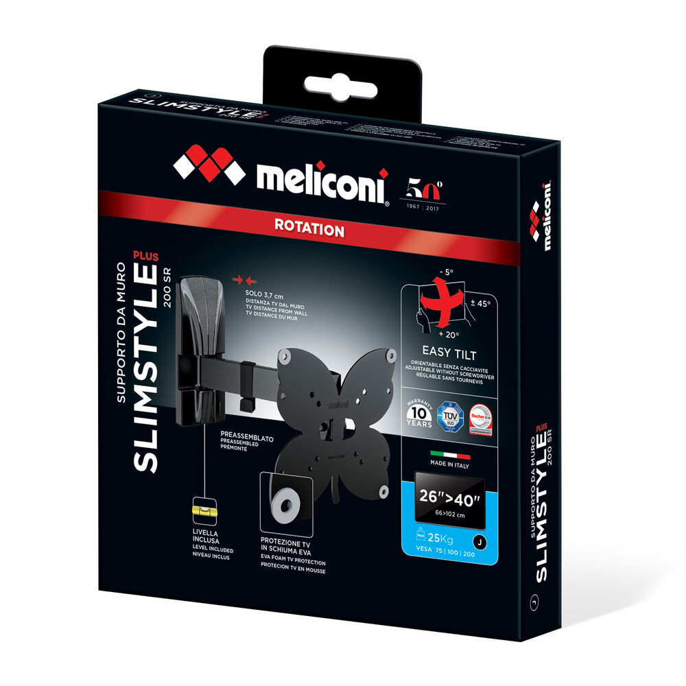 SUPPORTO TV MELICONI SlimStyle Plus 200 SR , image number 2