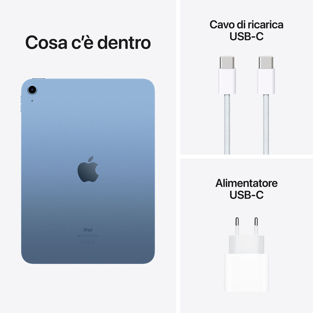 iPad 10.9'' (10ª generazione) Wi-Fi 64GB Blu, image number 2