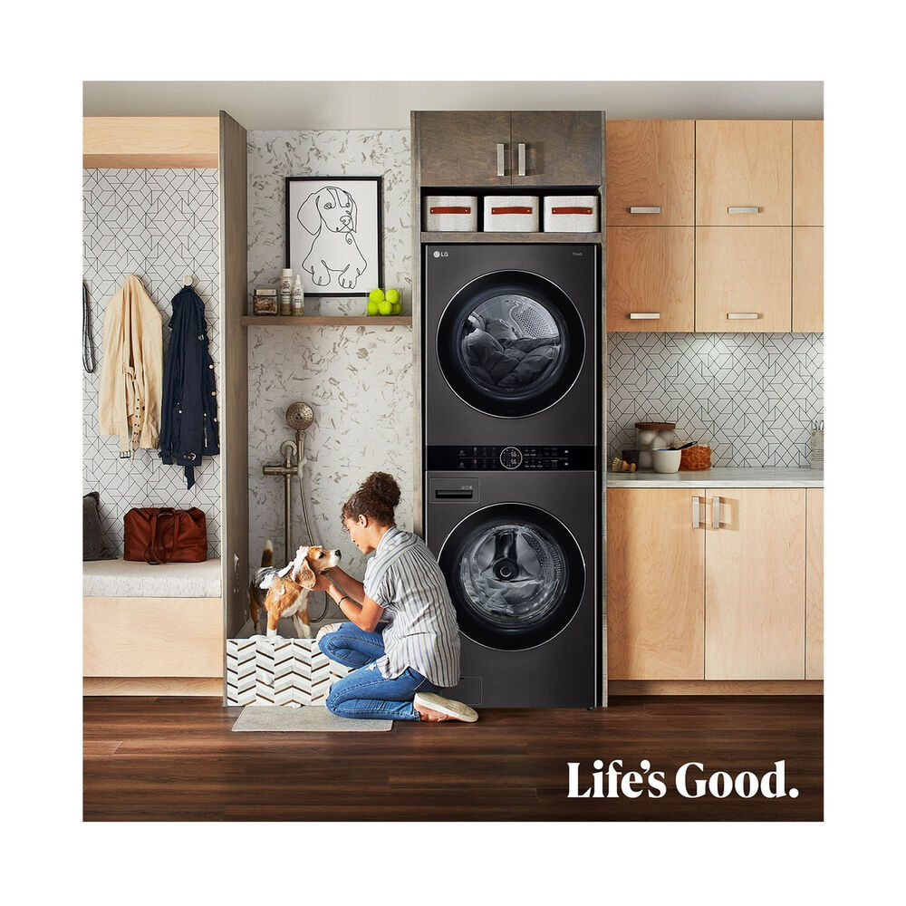LG WT1716BBF LAVASCIUGA, Caricamento frontale, capacit&agrave; lavaggio 17 kg, capacit&agrave; asciugatura 16 kg, 6 programmi, Profondit&agrave; 77 cm, Giri 1100 rpm, Essence Black Steel, Classe E - PRMG GRADING ROBN - 10%, image number 17