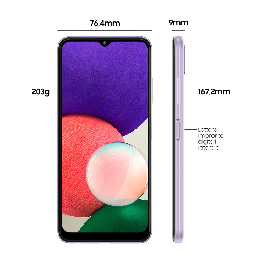 Galaxy A22 5G, 64 GB, Violet, image number 1
