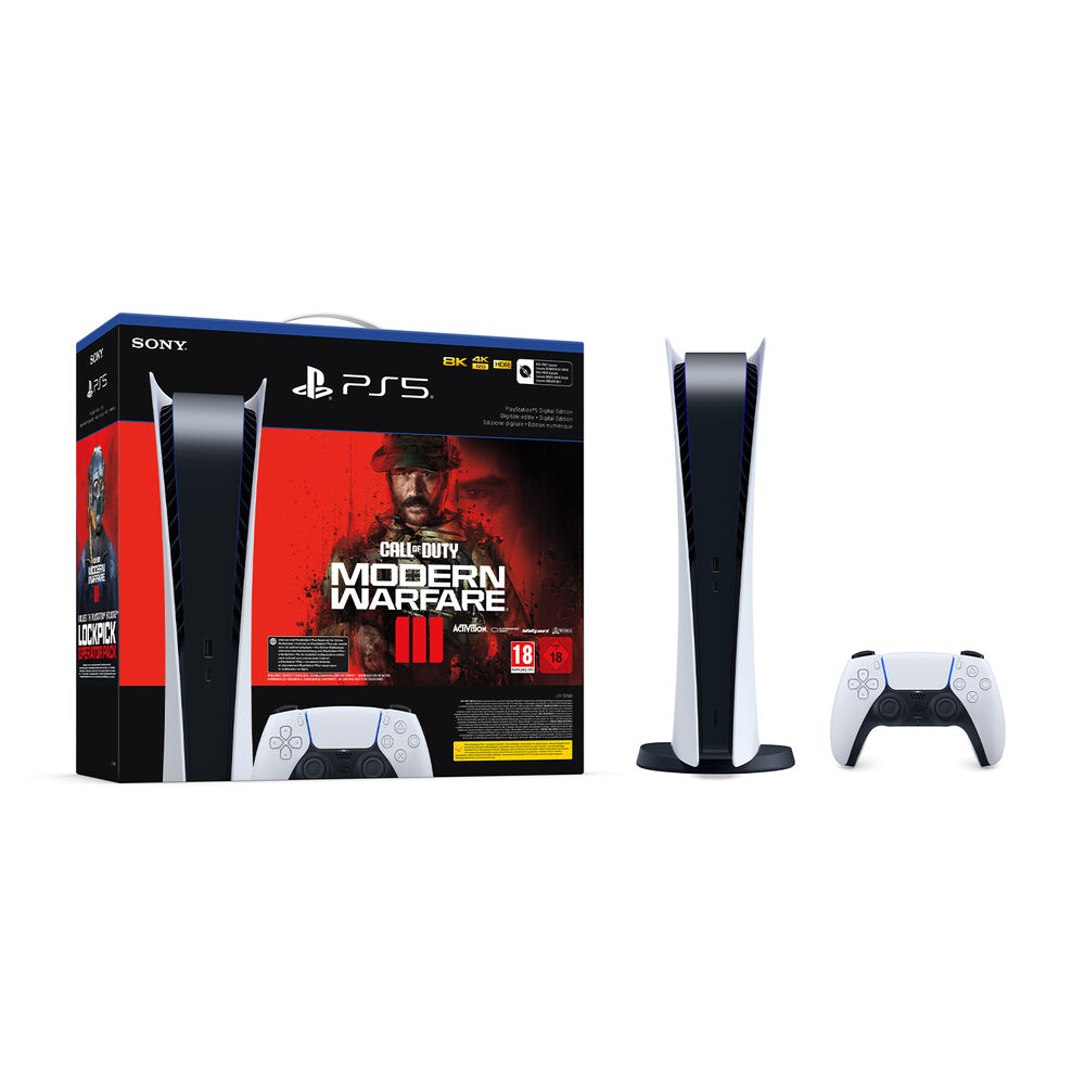 PS5 Digital C + COD: MW3, image number 1