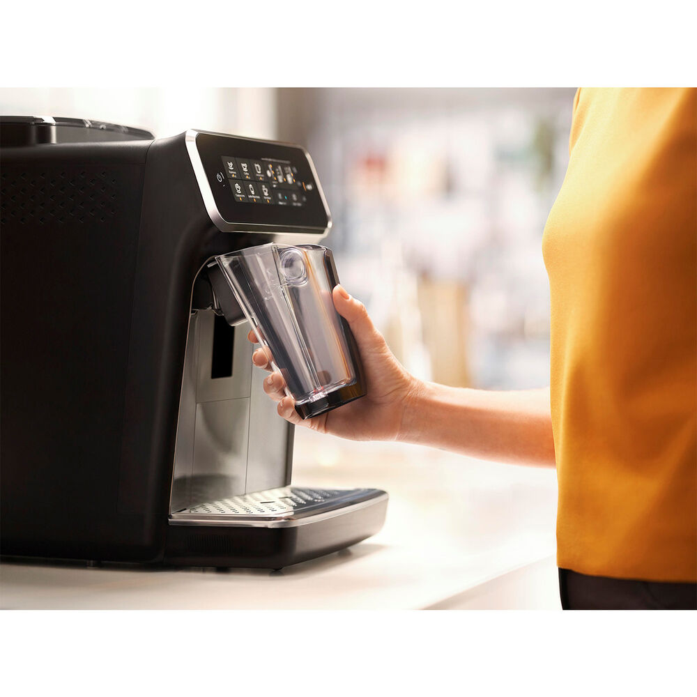 Series 3200 LatteGo EP3246/70 MACCHINA CAFFÉ AUTOMATICA, Nero, Argento, image number 18