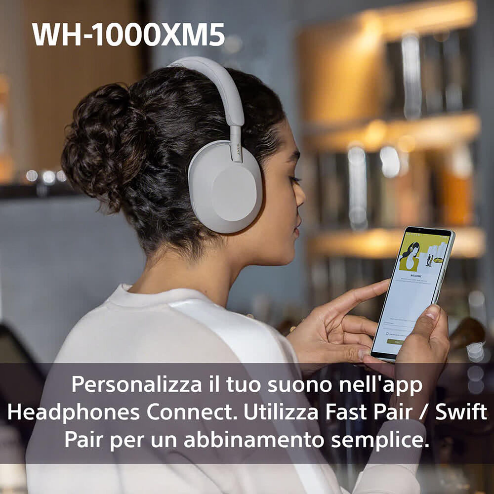 WH1000XM5B CUFFIE WIRELESS, black, image number 6