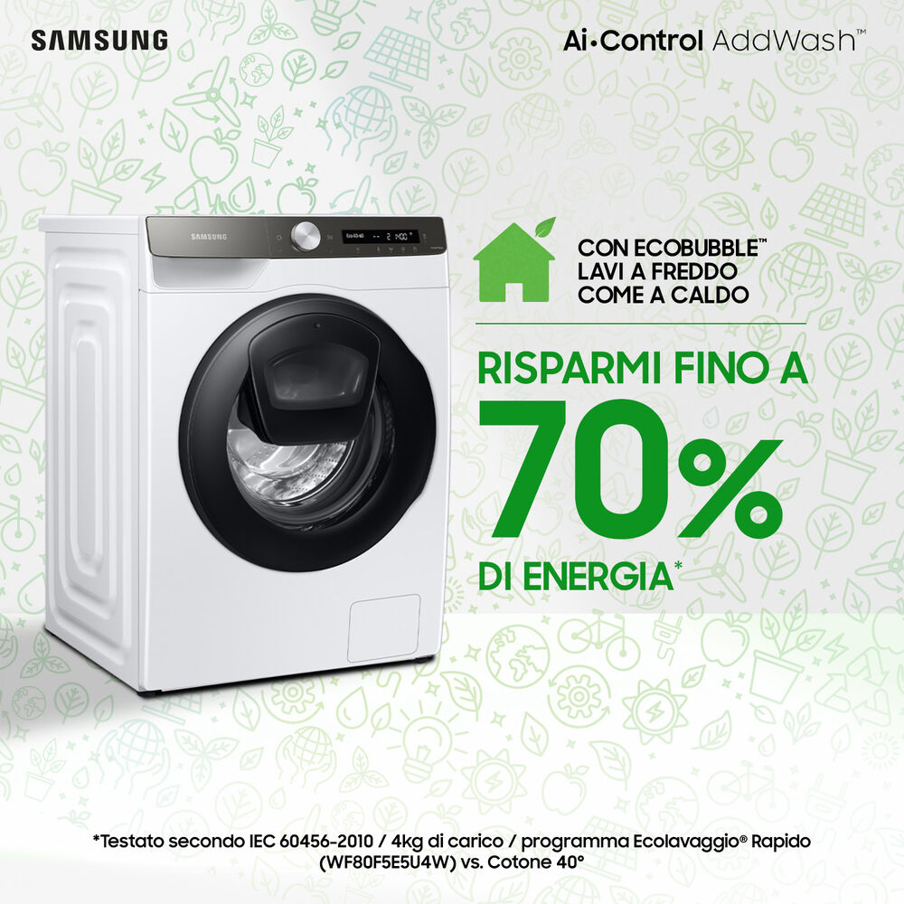 WW80T554DAT/S3 LAVATRICE, Caricamento frontale, 8 kg, 55 cm, Classe B, image number 13