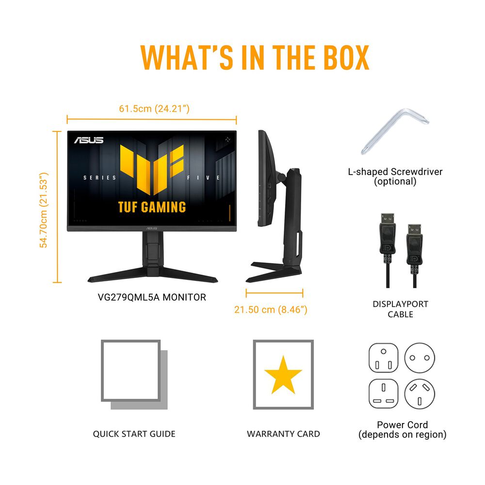 TUF Gaming VG279QML5A, image number 5