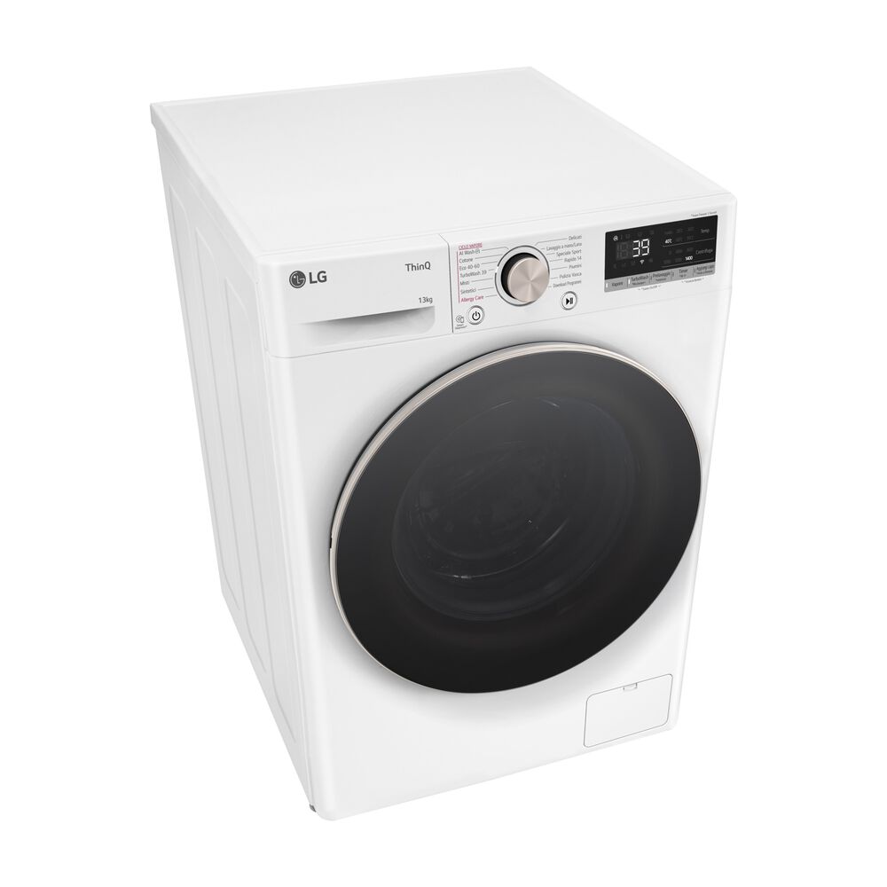 F4R7013TSWG AI DD LAVATRICE, Caricamento frontale, 13 kg, 14 programmi, Profondit&agrave; 61,5 cm, Giri 1360 rpm, Bianca, livello rumorosit&agrave; centrifuga 72 dB(A), Classe A - PRMG GRADING ROBN - 10%, image number 8