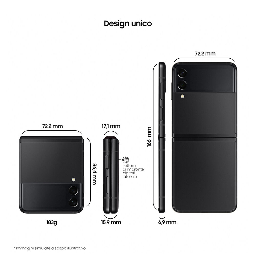 Galaxy Z Flip3 5G, 128 GB, BLACK, image number 2