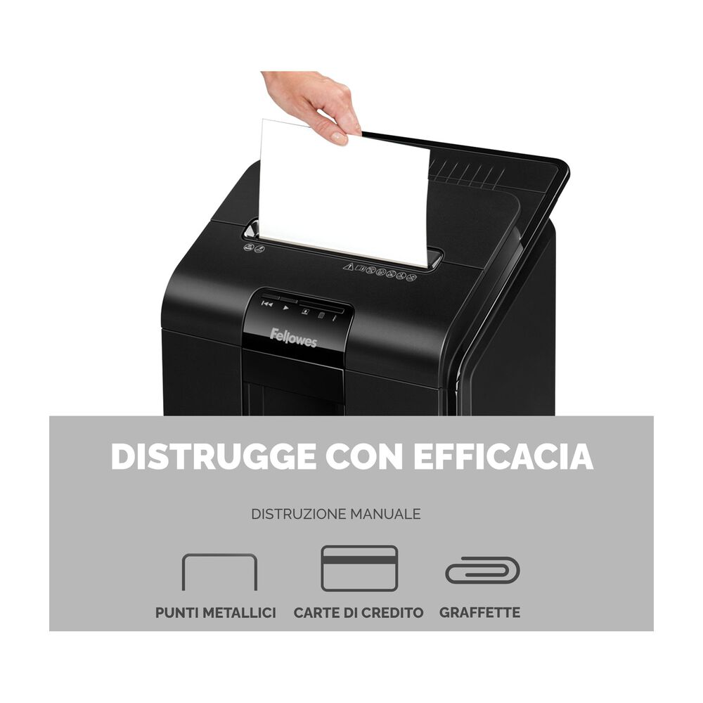 DISTRUGGIDOCUMENTI FELLOWES Distruggidoc. Automax100M, image number 4