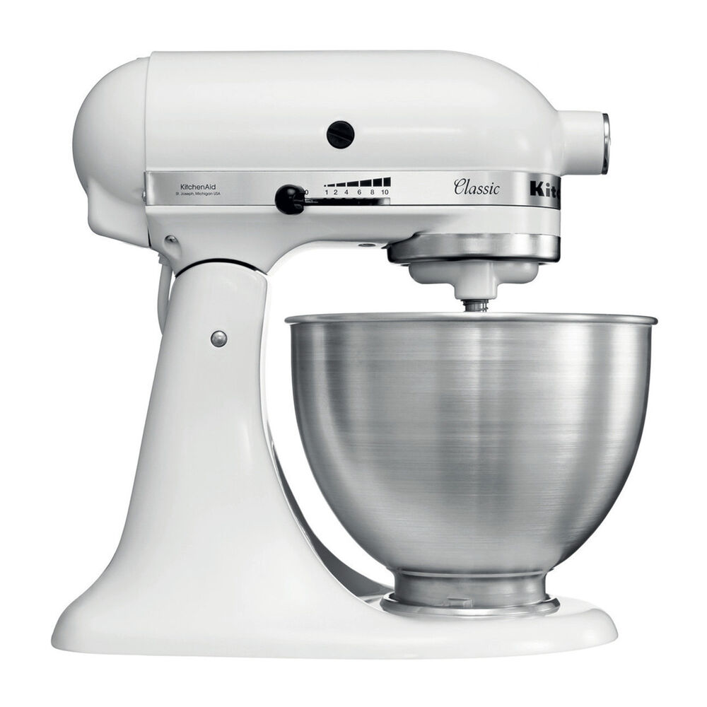  IMPASTATRICE PLANETARIA KITCHENAID 5K45SSEWH, capacit&agrave; della ciotola 4,28 l, 275 W, CLASSIC BIANCO, image number 0