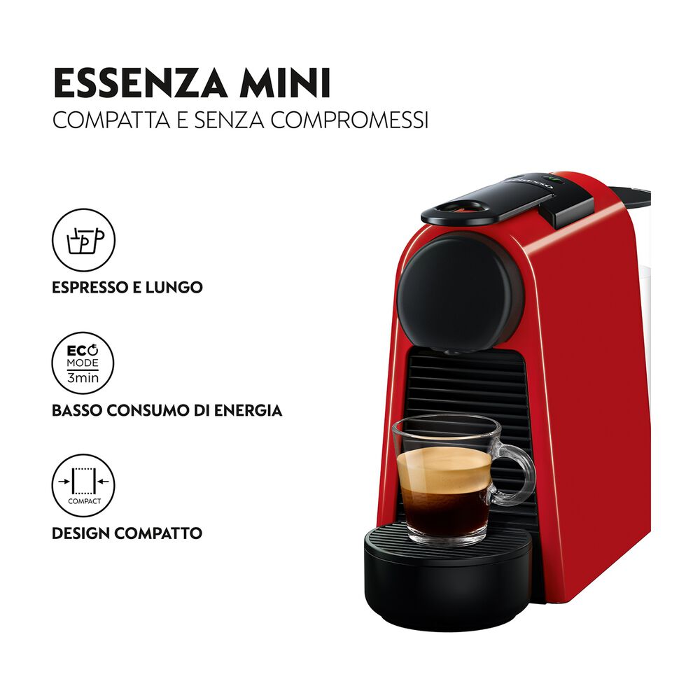 DE LONGHI EN85.R MACCHINA CAFFÈ CAPSULE, Rosso, image number 2