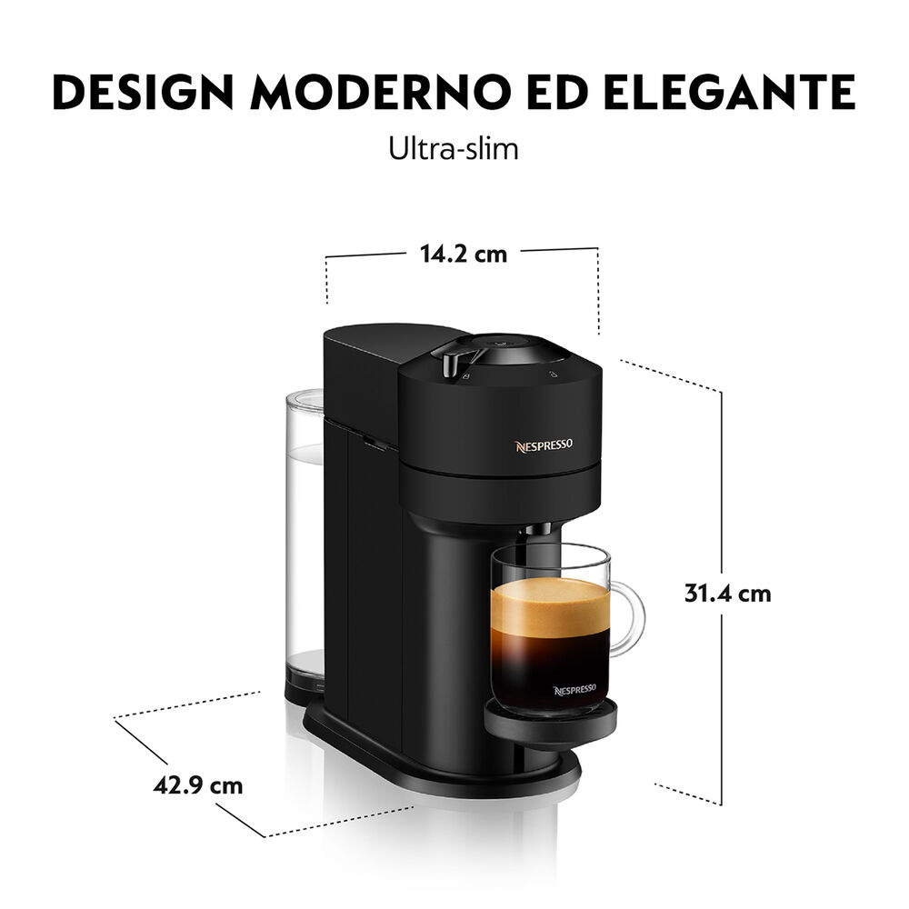 Vertuo Next XN910NK MACCHINA CAFFÈ CAPSULE, nero opaco, image number 10