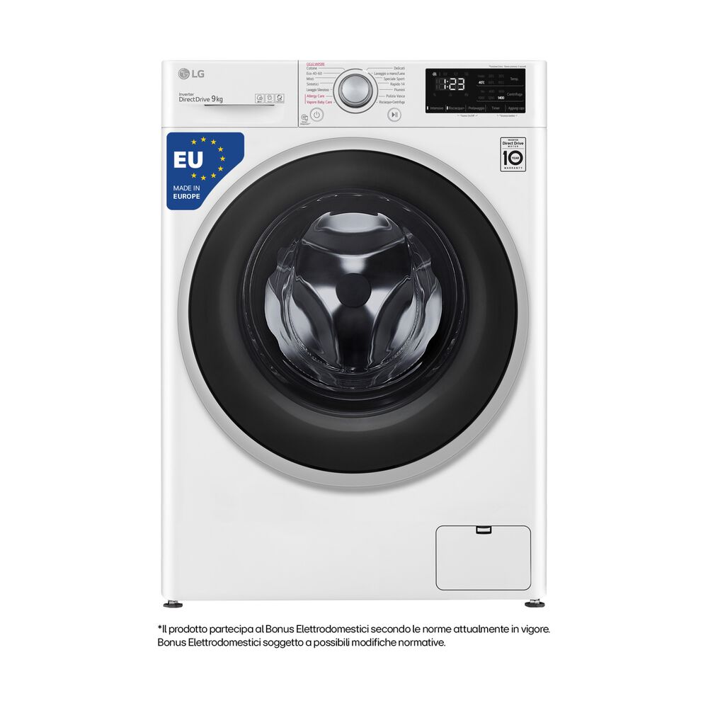 F4WV309SIL LAVATRICE, Caricamento frontale, 9 kg, 56,5 cm, Classe B, image number 0
