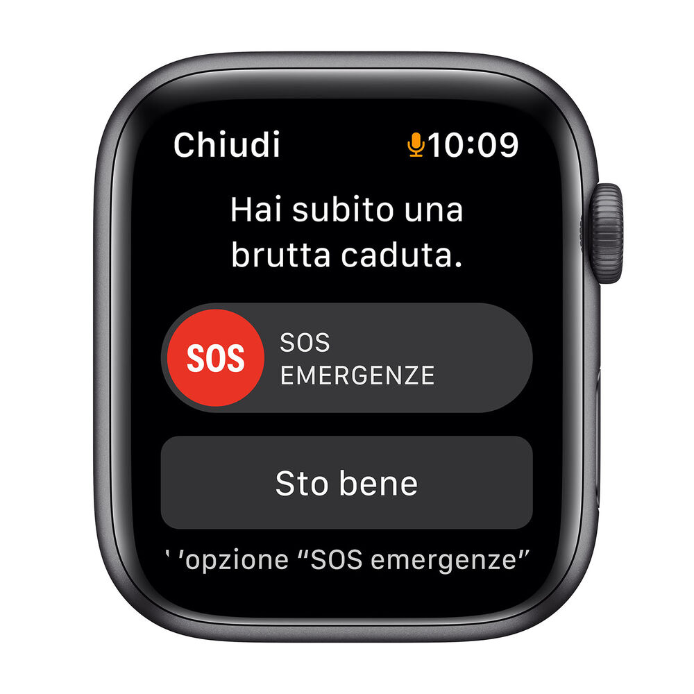 Watch SE GPS 44mm in alluminio grigio siderale - Sport Mezzanotte (1ª Generazione), image number 4