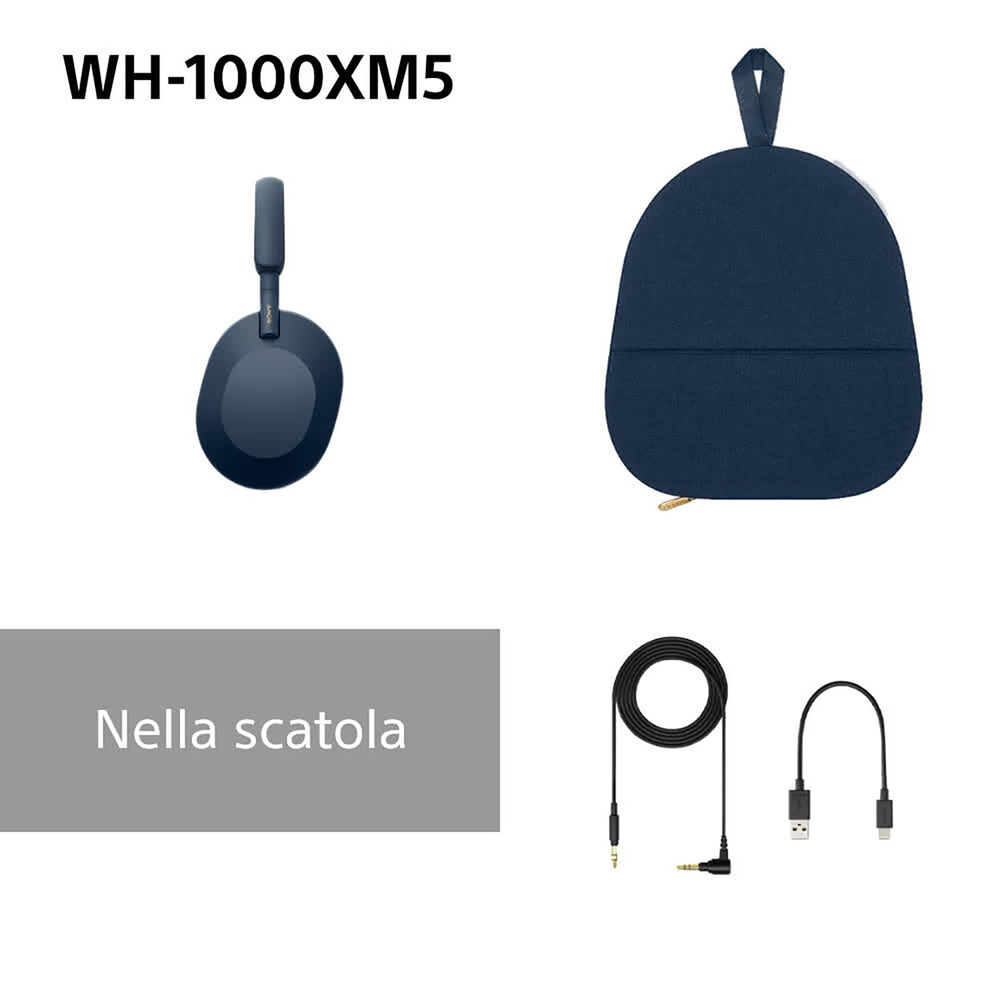 WH1000XM5L CUFFIE WIRELESS, blue, image number 9
