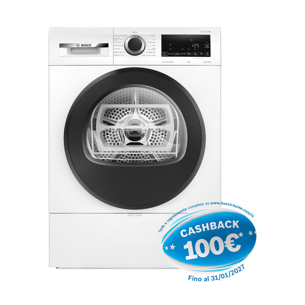 ASCIUGATRICE WQG243C0II A pompa di calore, 9 kg, profondit&agrave; 61,3 cm, 63 dB(A), Bianco, Classe C - PRMG GRADING ROBN - 10%, image number 1