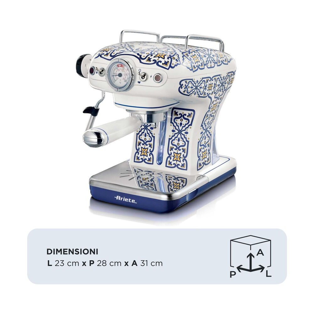 MACCHINA CAFF&Egrave; ESPRESSO ESPRESSO CAPRI, Compatibile con Macinato e Cialde, Pressione pompa 15 bar, Potenza 850 W, Serbatoio acqua 0,9 l, MULTICOLORE - PRMG GRADING OOBN - 10%, image number 1