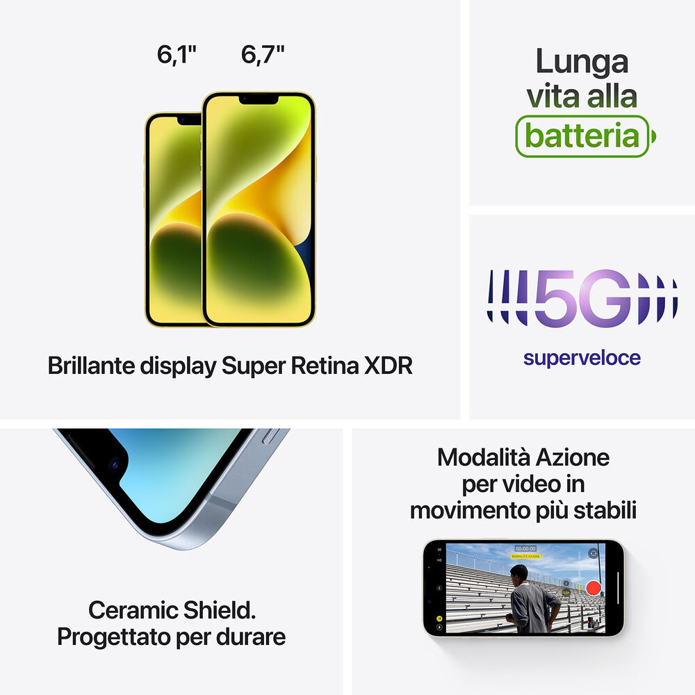 iPhone 14 128GB Mezzanotte, image number 6