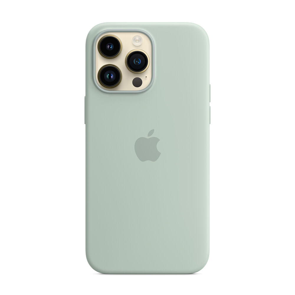 Custodia MagSafe in silicone per iPhone 14 Pro Max - Agave, image number 1