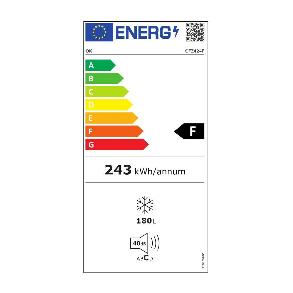 Congelatore verticale OFZ 424 F, 180 l, classe F, image number 9