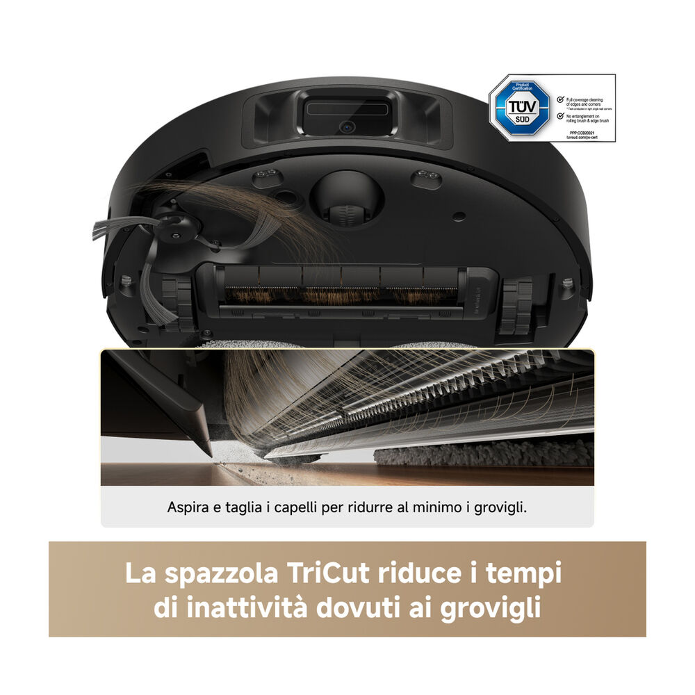 ROBOT ASPIRAPOLVERE L50VIM Ultra AE , Potenza 600 W, Lavapavimenti, Autonomia fino a 260 min, Sensore di superficie, Spazzola laterale, Base di carica, Nero - PRMG GRADING OOBN - 10%, image number 15