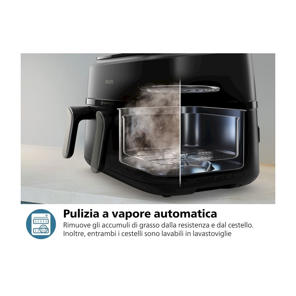 Airfryer Serie 5000 da 9L cottura vapore NA555/00, image number 13