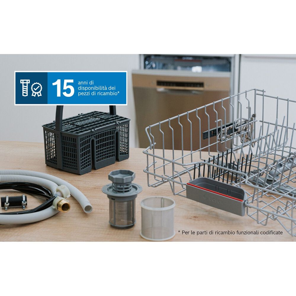 LAVASTOVIGLIE INCASSO Incasso built-in (BI) BOSCH SMI4HCB07E, Programmi 6, Dimensioni: L 59,8 cm, A 81,5 cm, P 57,3 cm, Rumorosit&agrave; 42 dB(A), Consumo di acqua 9 l, Nero, Classe C - PRMG GRADING ROCN - 15%, image number 2