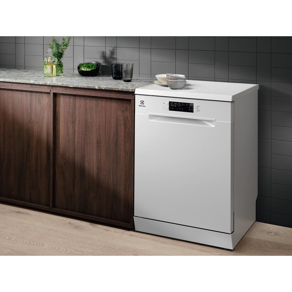 LAVASTOVIGLIE Libera installazione (FS) ELECTROLUX ESA47200SW, Programmi 8, Dimensioni: L 59,6 cm, A 84,5 cm, P 63 cm, Rumorosit&agrave; 46 dB(A), Consumo di acqua 9,9 l, BIANCO, Classe E - PRMG GRADING ROBN - 10%, image number 8