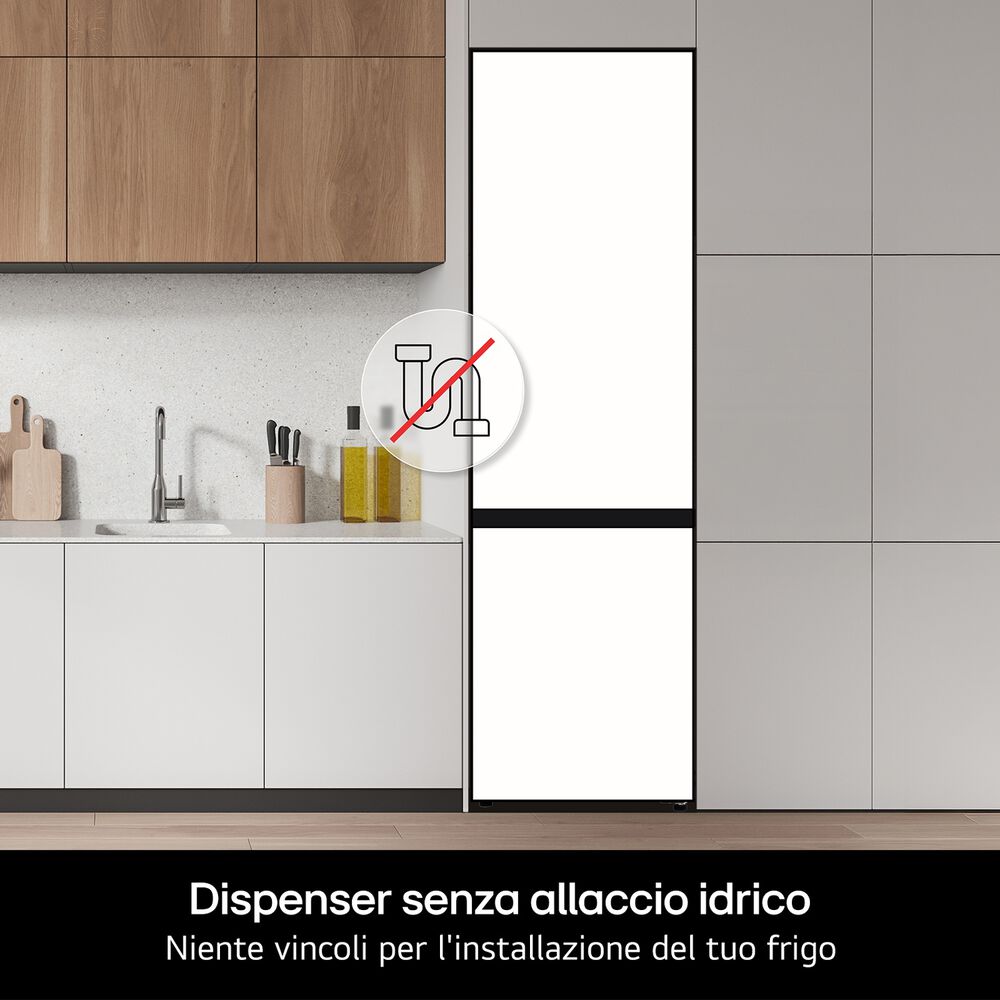 FRIGORIFERO DOPPIA PORTA GTF744SEPED, Capacit&agrave; netta totale 509 l, Rumorosit&agrave;: 43 dB(A), LAN wireless, Dispenser acqua, 3 ripiani, Dimensioni: L 780 cm A 180 cm P 730 cm, Beige, Classe E - PRMG GRADING ROBN - 10%, image number 7