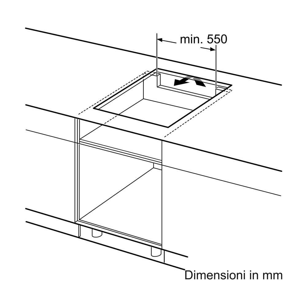 BOSCH PVS645HB1E PIANO COTTURA A INDUZIONE, 4 zone di cottura, dimensioni: L 58,3 cm, P 51,3 cm, piano in Vetroceramica, Nero  - PRMG GRADING ROAN - 5%, image number 3