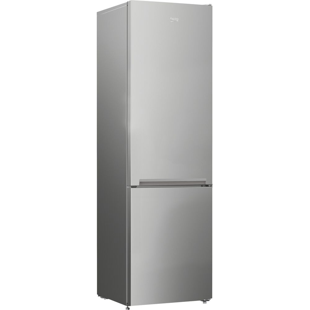 FRIGORIFERO COMBINATO BEKO RCNA305K40SN, Capacit&agrave; netta totale 266 l, Rumorosit&agrave;: 38 dB(A), 4 ripiani, Dimensioni: L 54 cm A 181,3 cm P 57,4 cm, Silver, Classe E - PRMG GRADING ROBN - 10%, image number 1
