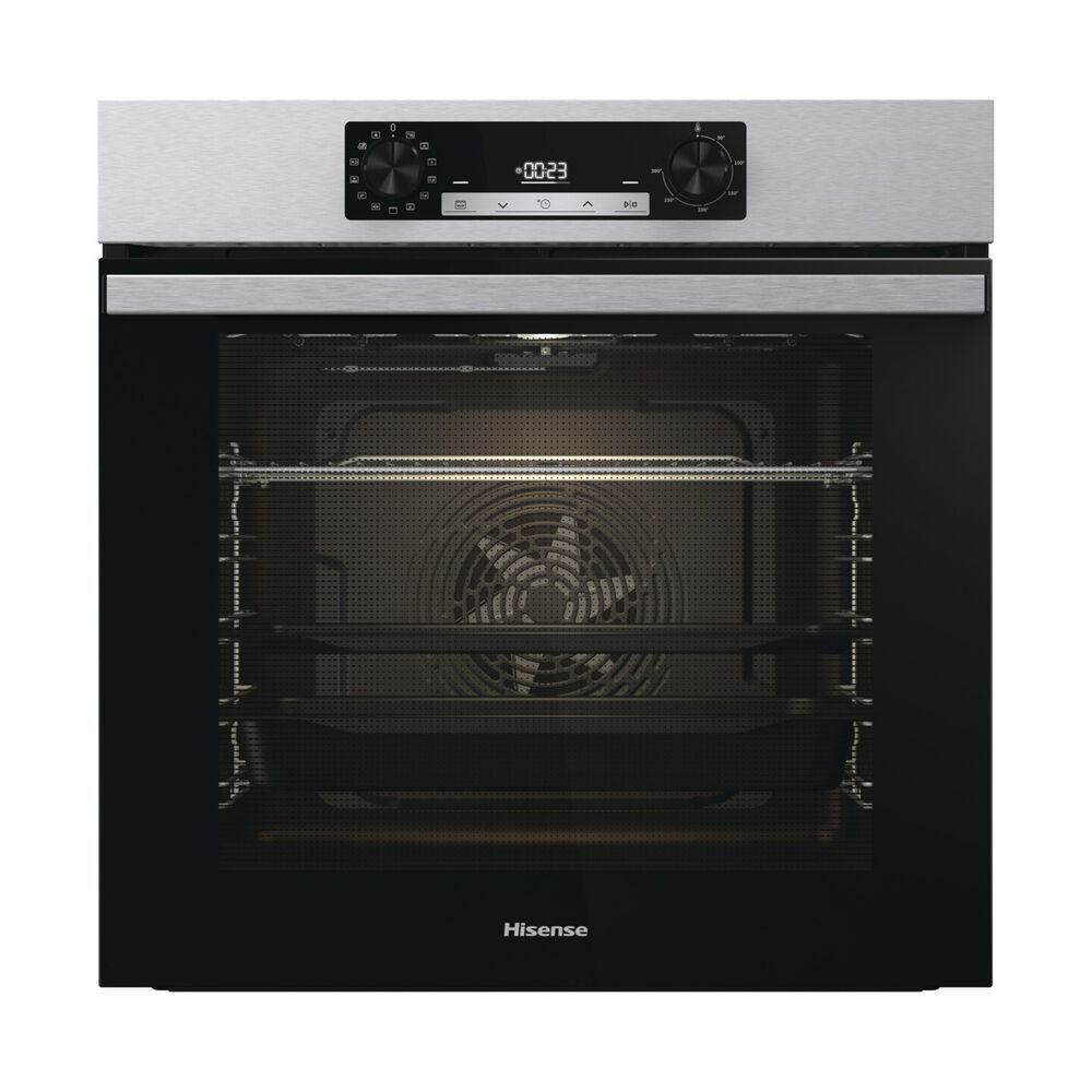 HISENSE BSA65211CX FORNO INCASSO Capacit&agrave; 77 l, dimensoni: L 59,5 cm-A 59,5 cm-P 56,4 cm, Inox, classe A - PRMG GRADING ROBN - 10%, image number 0