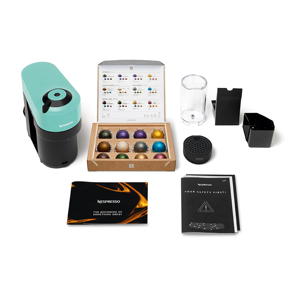Vertuo Pop XN9204K MACCHINA CAFFÈ CAPSULE, AQUA MINT, image number 11