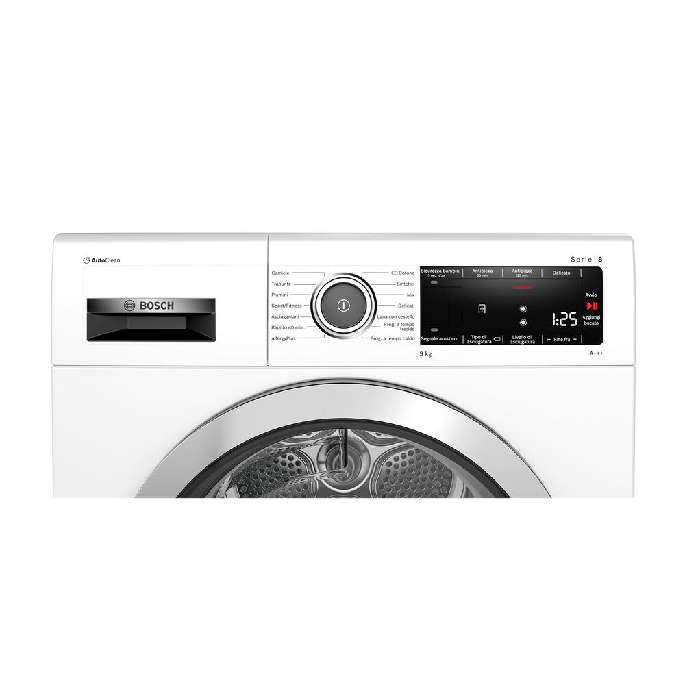 WTX87MW9IT asciugatrice, 9 kg, Classe A+++, image number 2