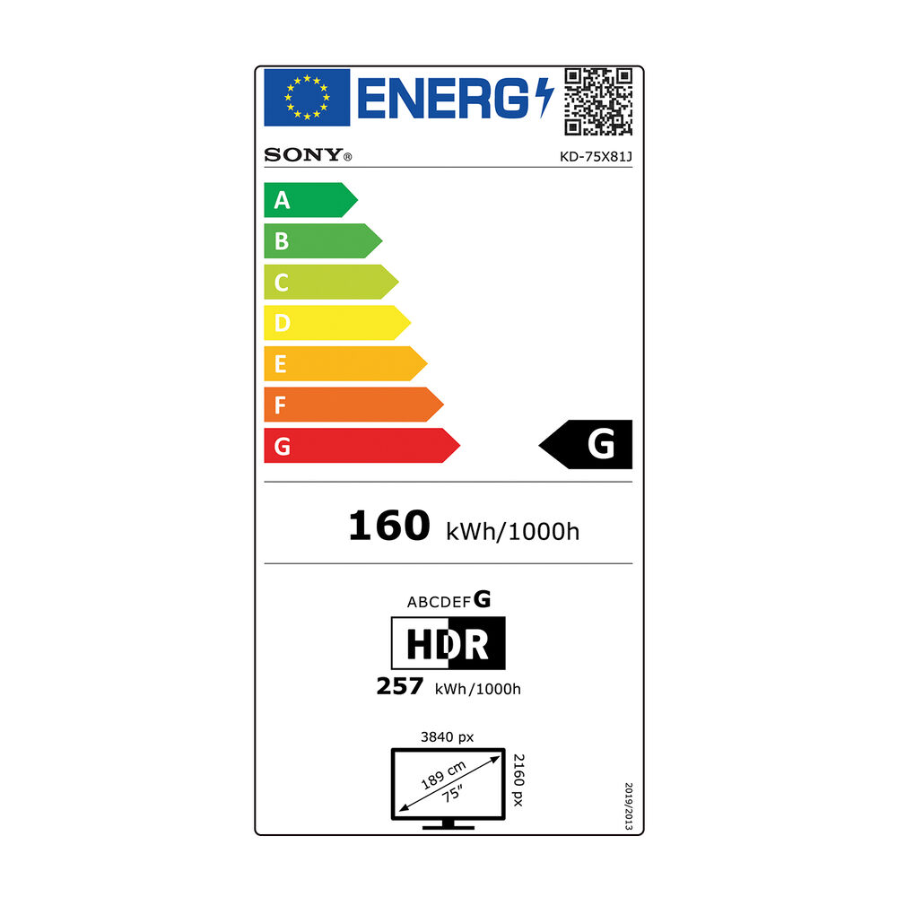KD75X81J TV LED, 75 pollici, UHD 4K, No, image number 9