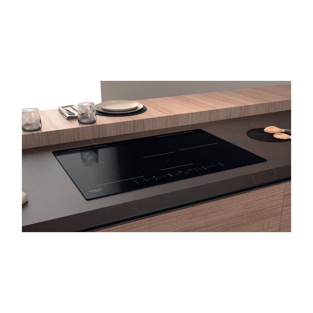  PIANO COTTURA HOTPOINT HB 0577B NE, zone cottura 4, image number 10